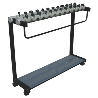 24頭帶鎖豪華型雨傘架 HS-AF12259